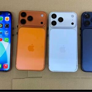 Apple iPhone Cases - Vibrant Orange, Sleek White, Classic Black